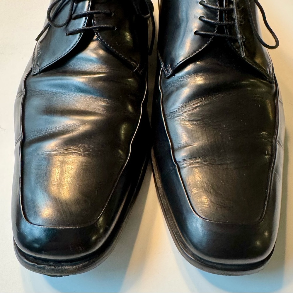 PRADA - Black Patent Leather Men's Oxfords laceups - Picture 2 of 8